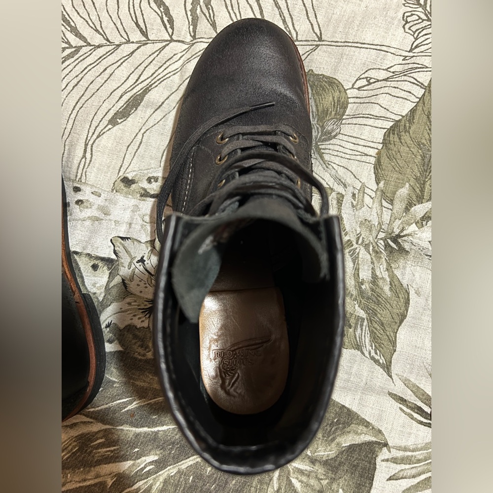 Red Wing 2955 Blacksmith Boot in Black Spitfire Leather Men’s Size 10.5 - Picture 6 of 8